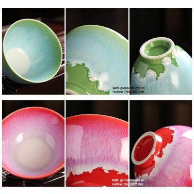 Bộ 5 Chén Thiên Mục
